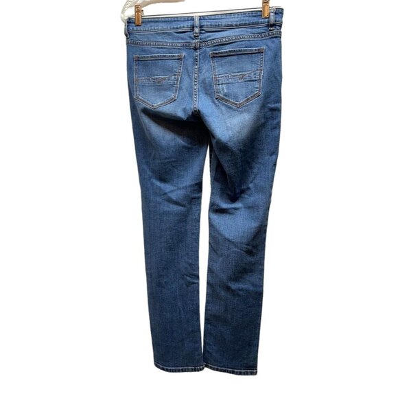Soho New York & Company Womens Straight Leg Distressed Blue Jeans Size 4‎ - Picture 3 of 5